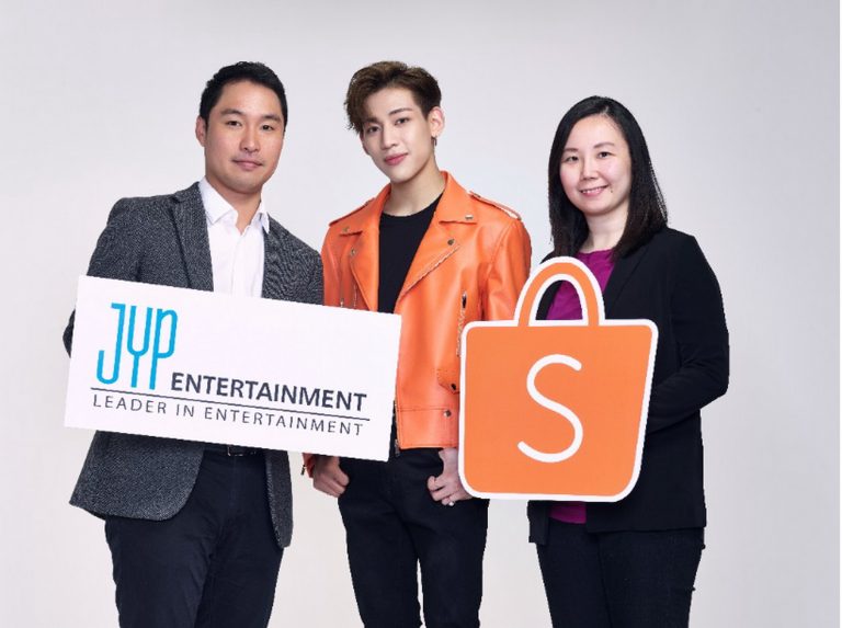 Shopee x JYP Partnership Photo