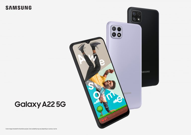 Galaxy A22 5G Main KV