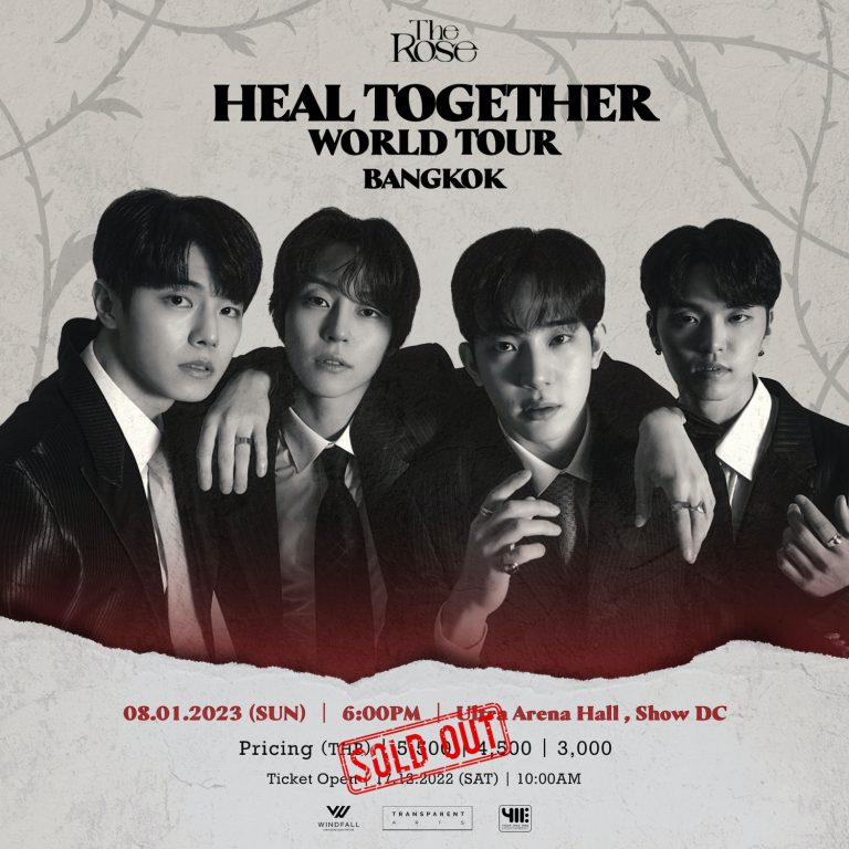 SOLD OUT POSTER - The Rose [HEAL TOGETHER] WORLD TOUR IN BANGKOK (1500x1500)