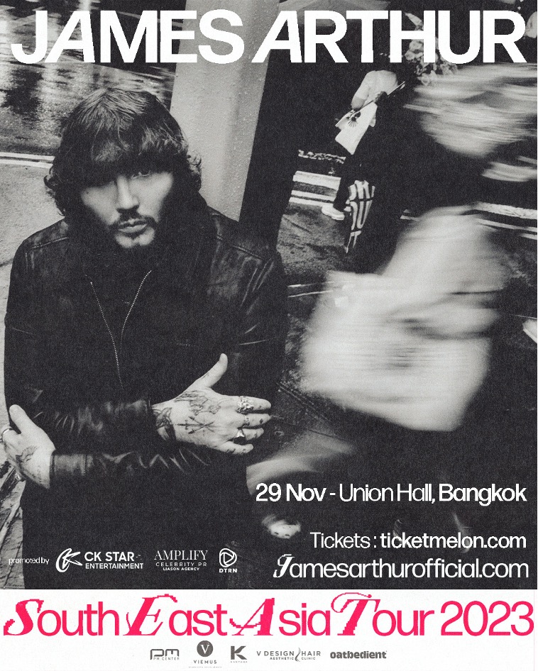 James Arthur Bangkok Poster