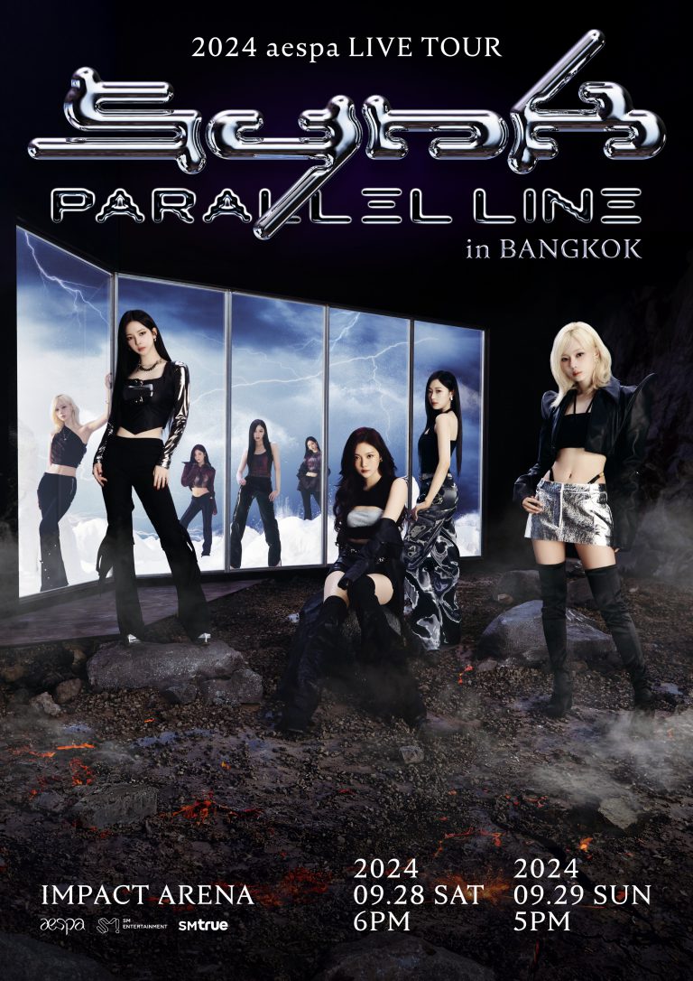 [ภาพโปสเตอร์หลัก] คอนเสิร์ต 2024 aespa LIVE TOUR – SYNK PARALLEL LINE – in BANGKOK