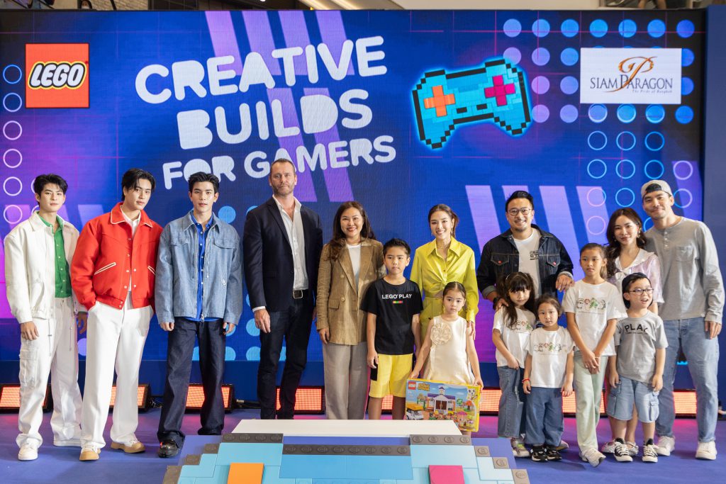 02.เดเมียน โมโฮห์ และ สรัลธร อัศเวศน์ ร่วมเปิดงาน LEGO x SIAM PARAGON CREATIVE BUILDS FOR GAMERS